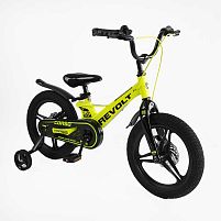 Велосипед дитячий двоколісний 16" Corso «REVOLT» MG-16480 МАГНІЄВА РАМА, ЛИТІ ДИСКИ, ДИСКОВІ ГАЛЬМА, зібран на 75%