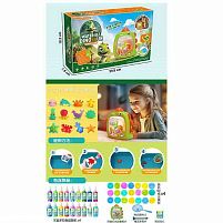 Набір для творчості HS 2100 акваріум, аквагель, 4 кольори гелю, порошок активатор, 4 форми, орбізи, інструменти, в коробці