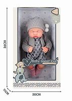 Пупс S 012-8 B 30 см, гумовий, в коробці