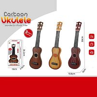 Гітара 8848 3 види, розмір: 9.8х4х38 см, 4 струни, в коробці ВИДАЄТЬСЯ МІКС ВИДІВ