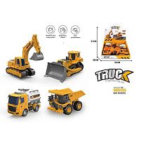 Набір спецтехніки RL 589-20 F ЦІНА ЗА 8 ШТУК В БЛОЦІ, інерція, рухомі елементи, в коробці