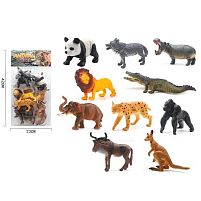 Набір тварин Q 203-9 10 штук, “Дикі тварини”, в пакеті