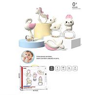 Набір брязкалець 1127-6 A 5 штук, кульки, гумові елементи, в коробці