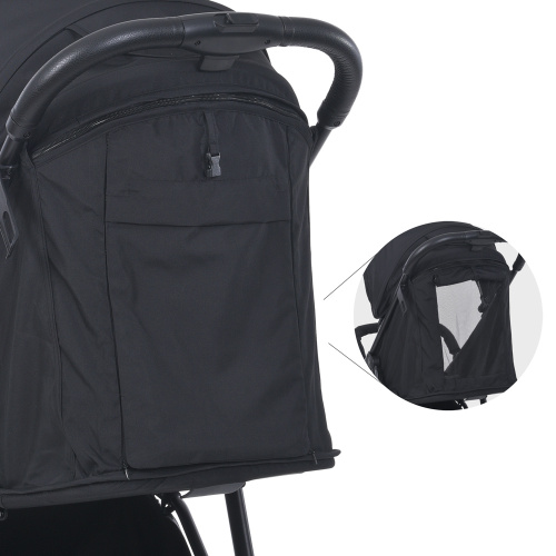 Коляска дитяча прогулянкова Bambi M 4249-2 Black Matt фото 8