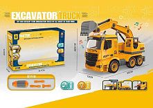 Спецтехніка D 998-21 A світло, звук, відкидний борт, викрутка, масштаб 1:14, в коробці