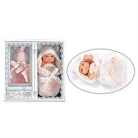 Пупс 216-2 довжина 21 см, ковдра-конверт, рушничок, в коробці