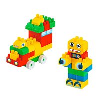 Конструктор "Mini Blocks №1" (50 деталей) 116/1 "Bamsic", наліпки, в пакеті