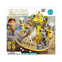 Настільна гра MKD 218 A лабіринт, 2 джойстики для керування, механічний принцип, вежа з прапором, в коробці