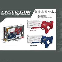 Набір пістолетів CH 203 2 лазерні бластери, звук, вібрація, підсвічування, в коробці