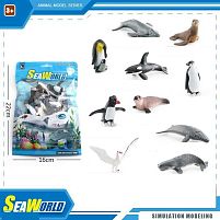 Набір тварин YJ 731 “Морські тварини”, 10 штук, в пакеті