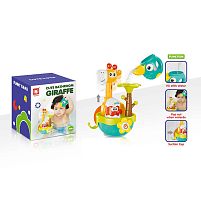 Гра для ванни 918 розмір - 12х13х17 см, лійка, присоски, гачок, рухомі елементи, в коробці