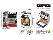 Плита F 2309 звуки, підсвічування, відкриваються дверцята, муляжі їжі та посуду, в коробці