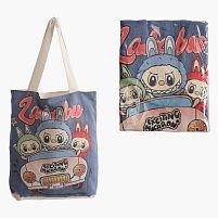 Шопер "Тваринка" 75547 герой, розмір - 37.5х43 см, довжина з ручками - 67 см, текстиль, в пакеті