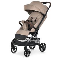 Коляска дитяча прогулянкова El Camino Roove ME 1230 Chocolate (колеса 6,3"/7,5"/PU, ремінь, бампер, футкавер, навіс, кошик)