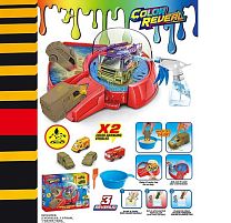 Автомийка SK 771 X 2 металопластикові машинки, змінюють колір, рухливі елементи, пульверизатор, піпетка для водички, в коробці