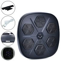 Боксерський набір Profi MS 4234-GL (настінний, 5*41*44 см, 6 мішеней, 9 швидкостей, 9 режимів, рукавички, BT, живлення акумулятор, електронне табло)