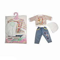 Одяг для пупса BLC 242 K костюм, шапочка, для ляльок зростом 40-45 см, у пакеті