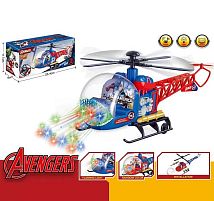 Вертоліт 286-15 герой, звук, підсвічування, колесо вільного ходу, автоматичне обертання лопастей, в коробці