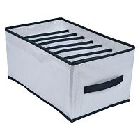 Коробка-органайзер для зберігання білизни "Grey" 8отд 36*25*20см Stenson R30984-36-6