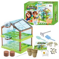 Ботанічні експерименти 4FUN Game Club 18415 (ґрунт, теплиця, насіння, інструменти, в коробці)