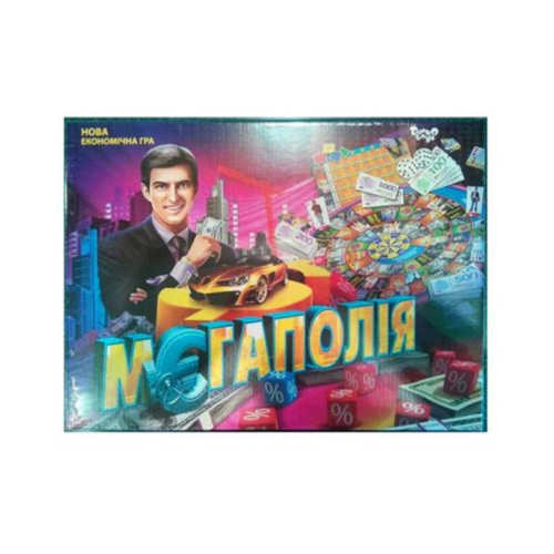Настільна гра велика "Мегаполія" DTG6U укр "Danko Toys"