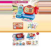 Касовий апарат 878-1 H розмір: 23х12х13 см, підсвічування, звук, висувна скриня, купюри, банківська картка, в коробці