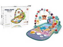 Килимок 116-33 звук, підсвічування, піаніно, 5 підвісок, ростомір, в коробці
