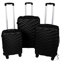 Валіза пластик 20/24/28" 3шт/наб Stenson R37244-BK