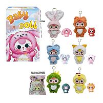 М'яка іграшка-брелок WSS 5 герой, висота 16 см, карабін, знімний одяг, рухомі кінцівки, іграшка-сюрприз, пакет, в коробці, ВИДАЄТЬСЯ ТІЛЬКИ МІ