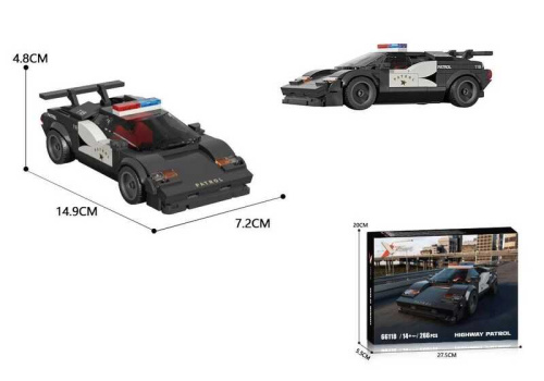 Конструктор 66118 “Автомобіль”, 267 елементів, в коробці