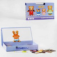 Дерев’яна іграшка Пазли магнітні C 52514 (30), в коробці