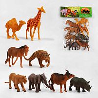 Набір тварин TK - 10369 "TK Group", "Дикі тварини", 8 шт., в пакеті