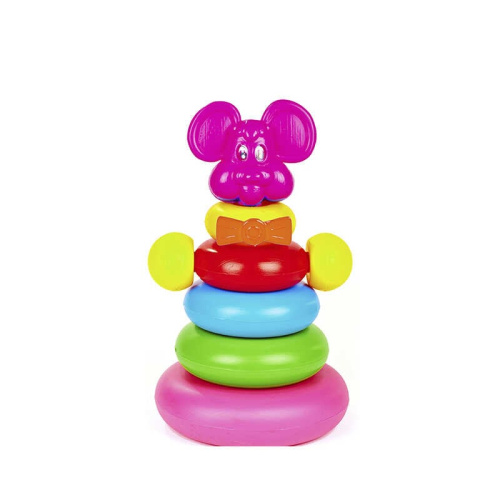 Піраміда "Мишка" /5 кілець/ 12019 (13) "M TOYS"