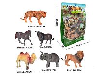 Набір тварин NY 206 B “Дика природа”, 6 фігурок, в коробці
