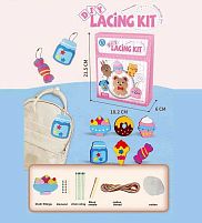 Поший сам L 569 C фетрові заготівки, нитки, 2 пластикові голки, наповнювач: вата, очі, ланцюжки, в коробці