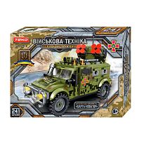 Конструктор "Військова техніка" 77224 "Teko", 241 деталь, бронеавтомобіль “ВАРТА-НОВАТОР”, коробці