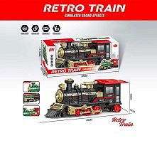 Потяг 801 B розмір - 25х10х10 см, локомотив, інерція, рухомі елементи, в коробці