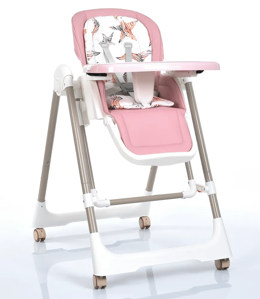 Стільчик для годування немовлят Bambi M 5897 Pink фото 2