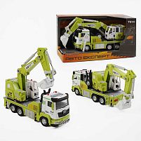 Спецтехніка TK-42800 "Авто Експерт", металопластик, 1:40, звук, світло, інерція, рухомі елементи, в коробці