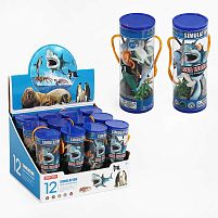 Набір тварин 985 "Морський світ", каміння, водорості, тубус, ЦІНА ЗА 12 ШТУК В БЛОЦІ, в коробці