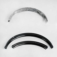 Комплект крил (переднє/заднє) без кріплення PLS-7098/20 КОЛІР ЧОРНИЙ, для велосипеда 20``