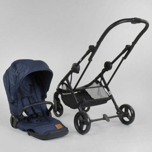 Коляска дитяча прогулянкова Joy Liliya 66916 (колір СИНІЙ, футкавер) фото 7