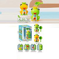 Гра для ванни H 6601 2 кольори, "Жабка", колесо обертається від потоку води, в коробці