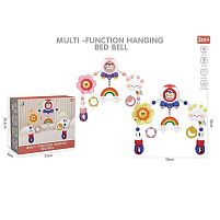 Брязкальце-дуга HL 2025-73 2 види, підсвічування, звуки, сміх, мелодії, регулювання гучності, рухомі елементи, кліпси-тримачі, пискавка, на бат