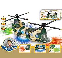 Гелікоптер 286-46 звук, підсвічування, колесо вільного ходу, автоматичне обертання лопастей, в коробці