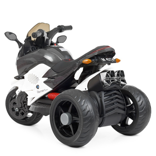 Електромотоцикл дитячий триколісний Bambi Racer M 4274EL-1 (колеса: Ø12"/EVA, акк. 12V/9Ah, мотор: 2*12V/35W, до 6 км/г, до 25 кг) фото 6