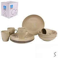 Набір столового посуду 12пр/наб (тарілка 26см, супниця 20см, чашка 420мл) Stenson MC5583-1