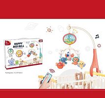 Карусель на радіокеруванні 668-183 N 5 режимів, пісні, музика, історії, мелодії, озвучування англійською мовою, проєктор, брязкальця, в коробці