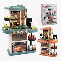 Кухня "ДивоКухня" TK-38622 "TK Group", висота 69 см, 43 елементи, пара, світло, звук, мелодії, помпова подача води, посуд, продукти, в коробці, МІ