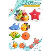 Іграшки для ванни P 599-127 5 шт, в сітці